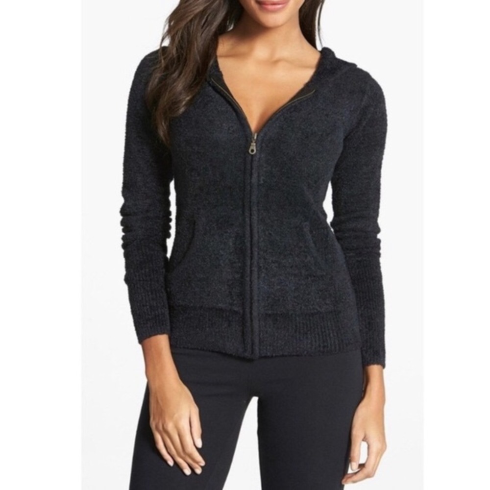 BAREFOOT DREAMS Bamboo Chic Hooded Sweater Size S